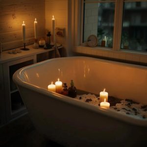 candlelit bath
